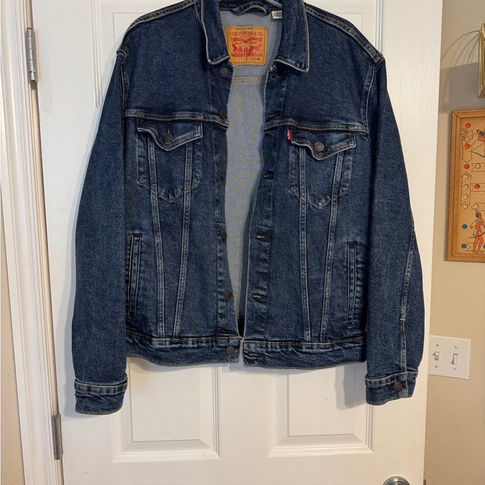 Levi's Men's Dark Blue Denim Jacket